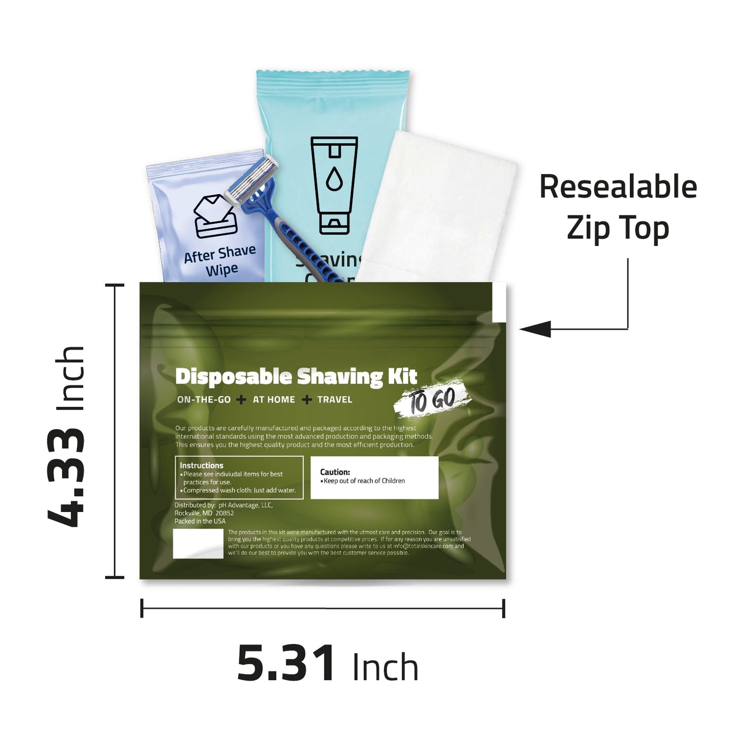 Green Shaving Kit