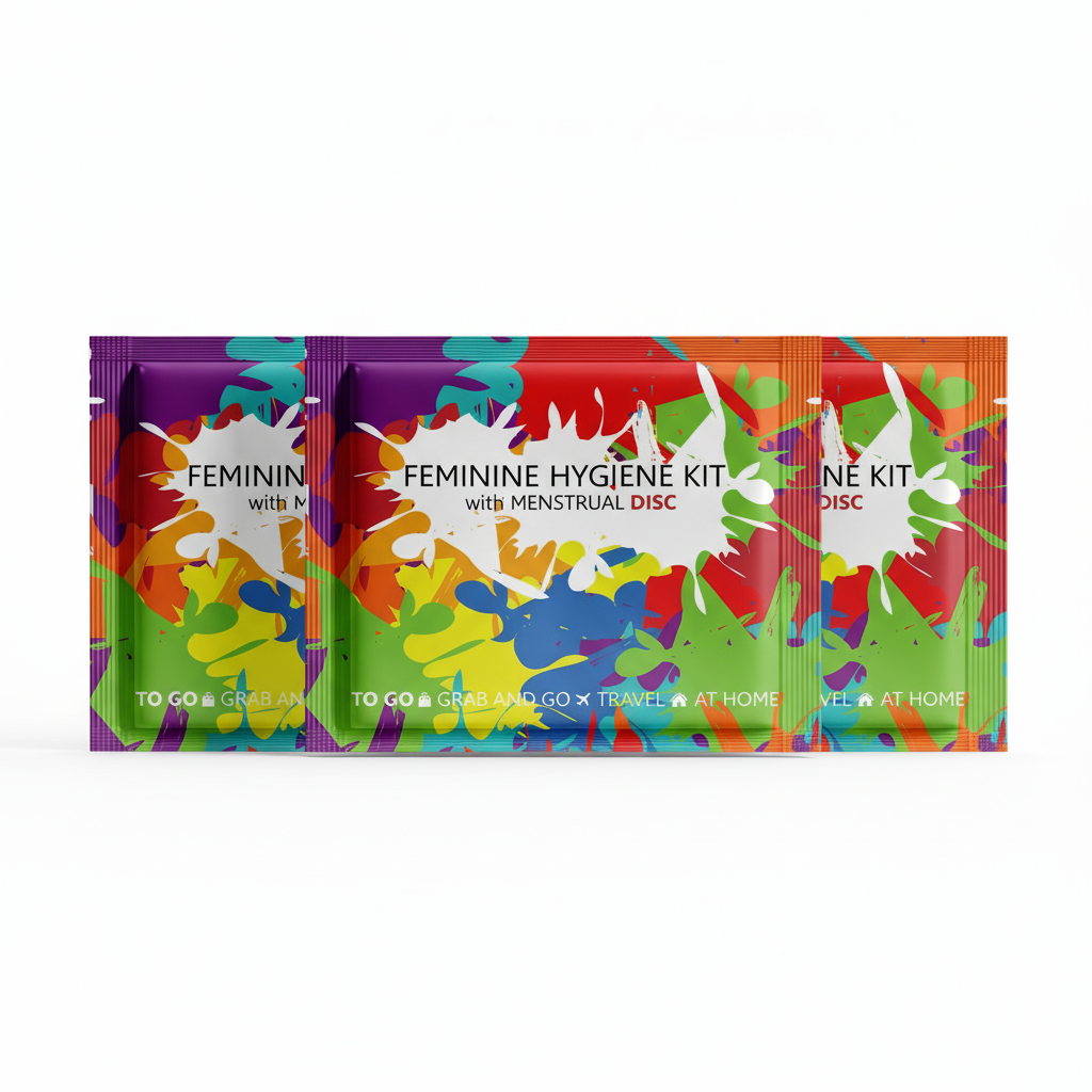 Paint Splash Menstrual Disc