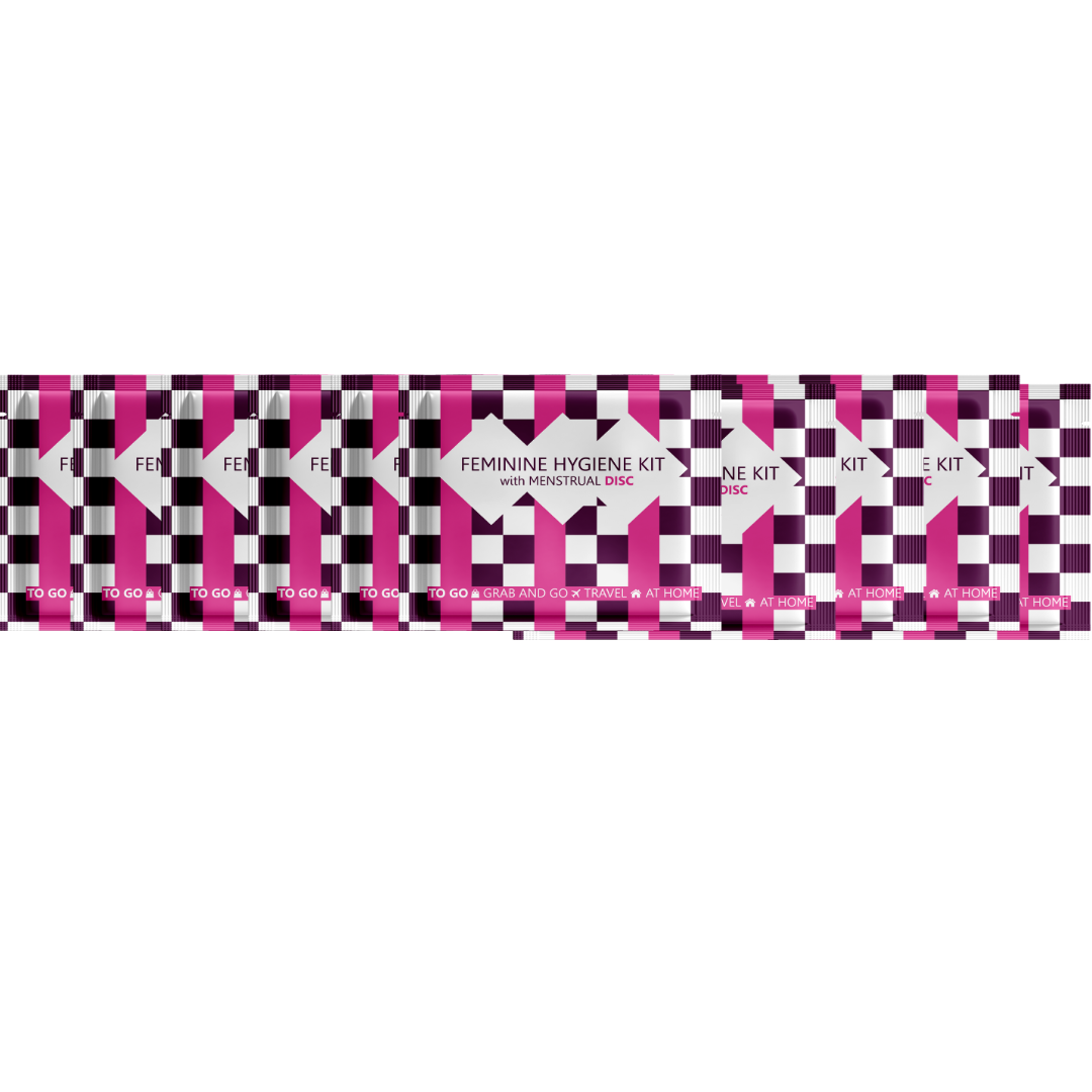 Purple Checkers Menstrual Disc Kit
