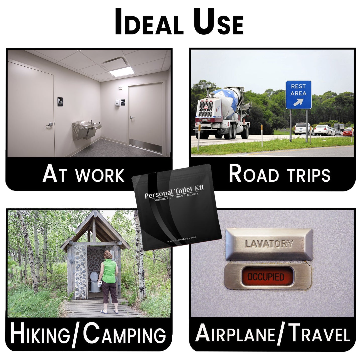 Black Toilet Kit