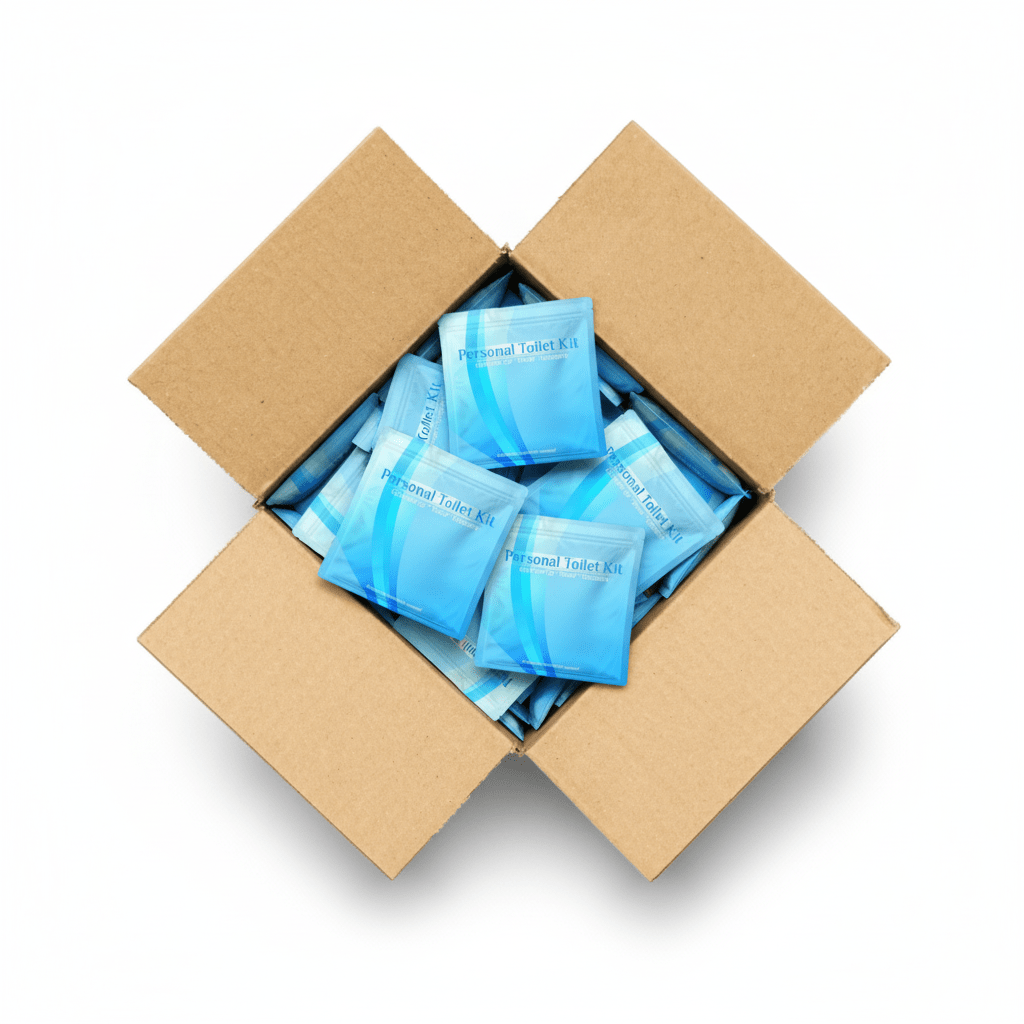 Blue Toilet Kit