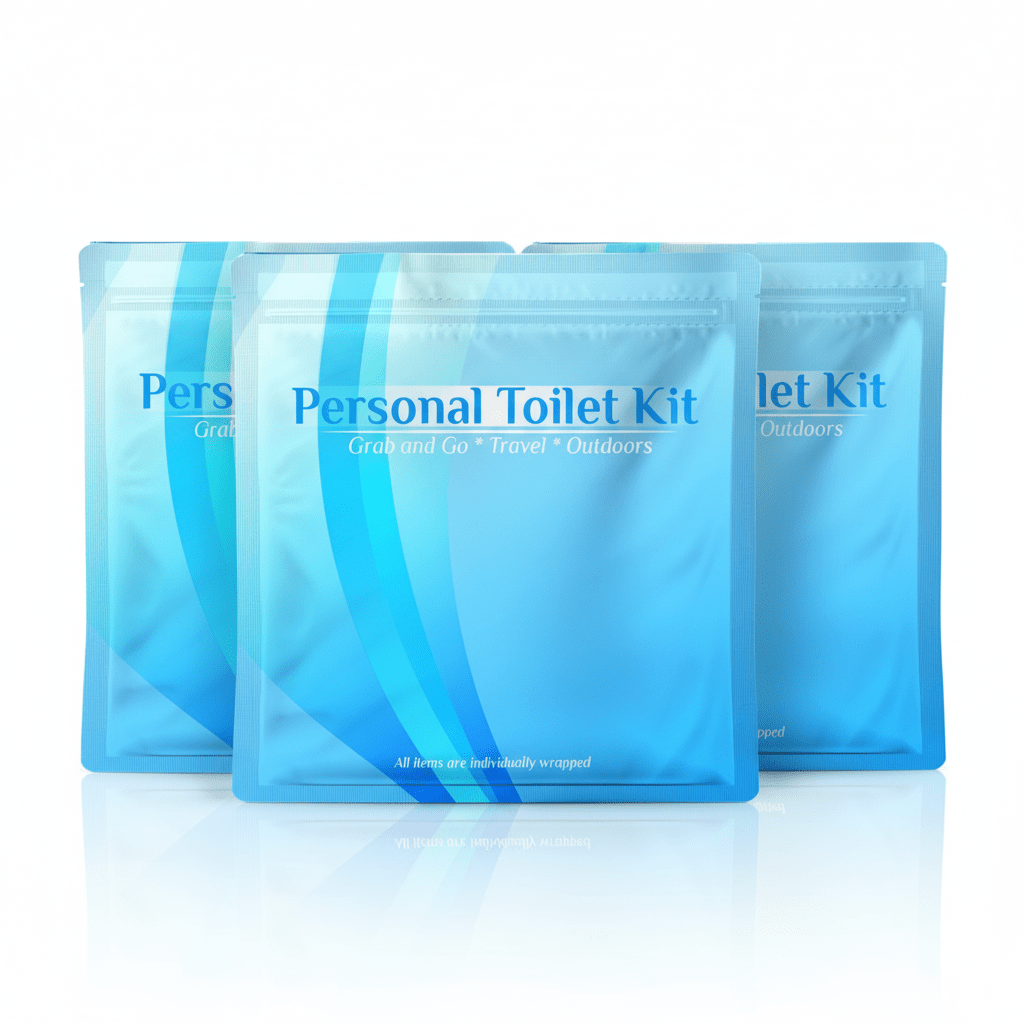 Blue Toilet Kit