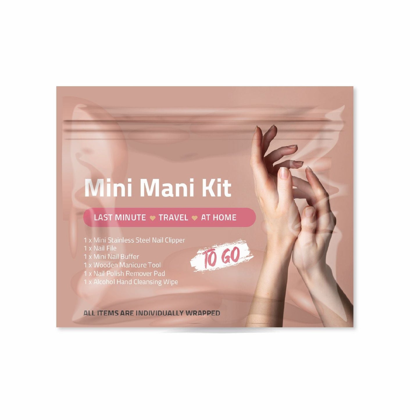 Peach Mini Manicure Kits