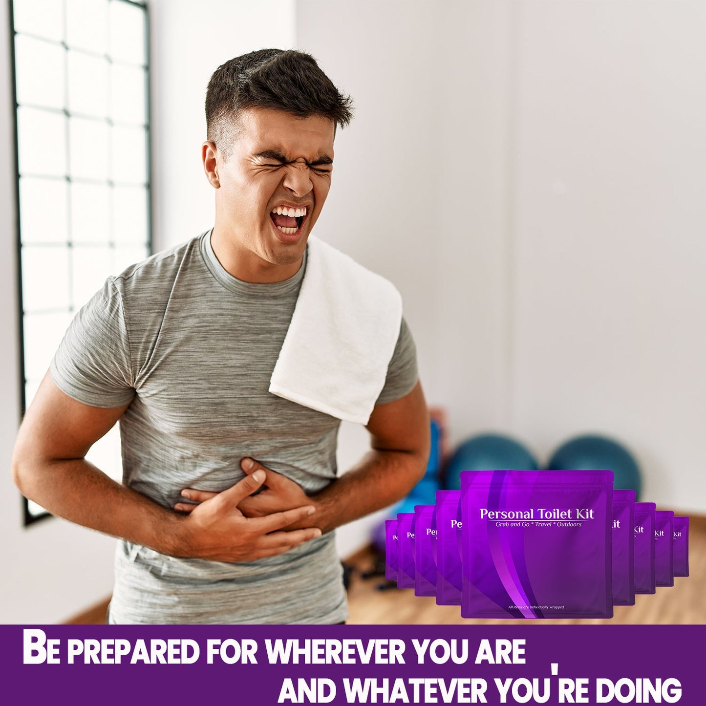 Purple Toilet Kit
