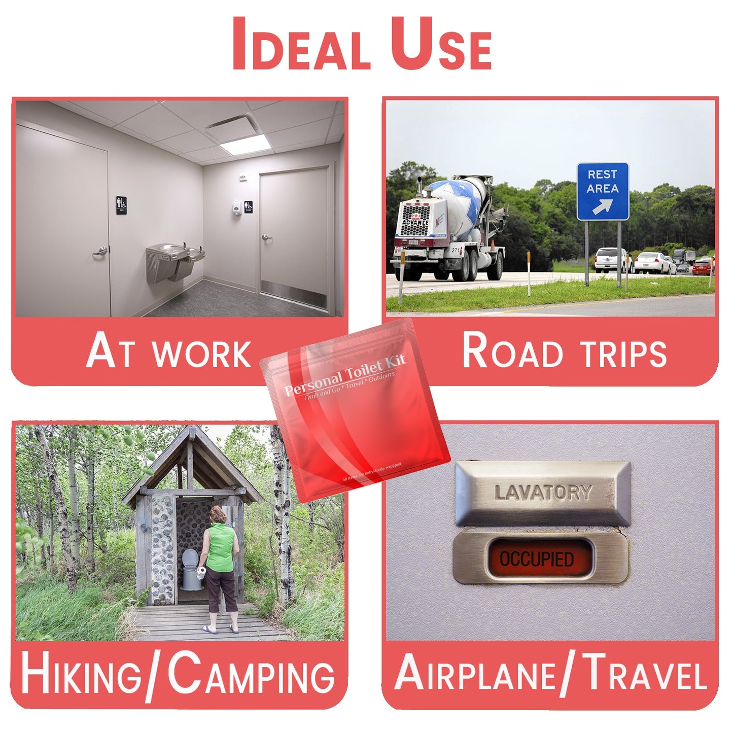 Red Toilet Kit