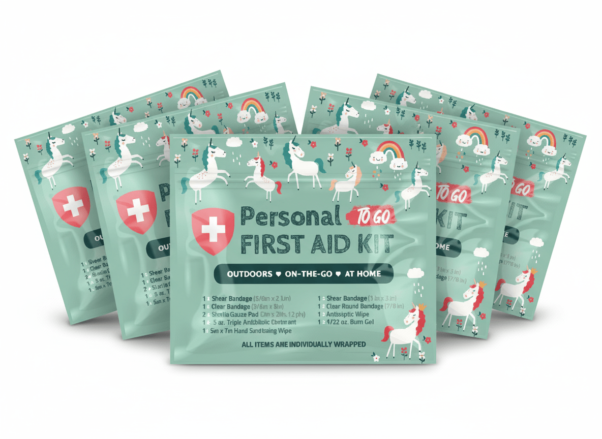 Unicorns Mini First Aid Kit