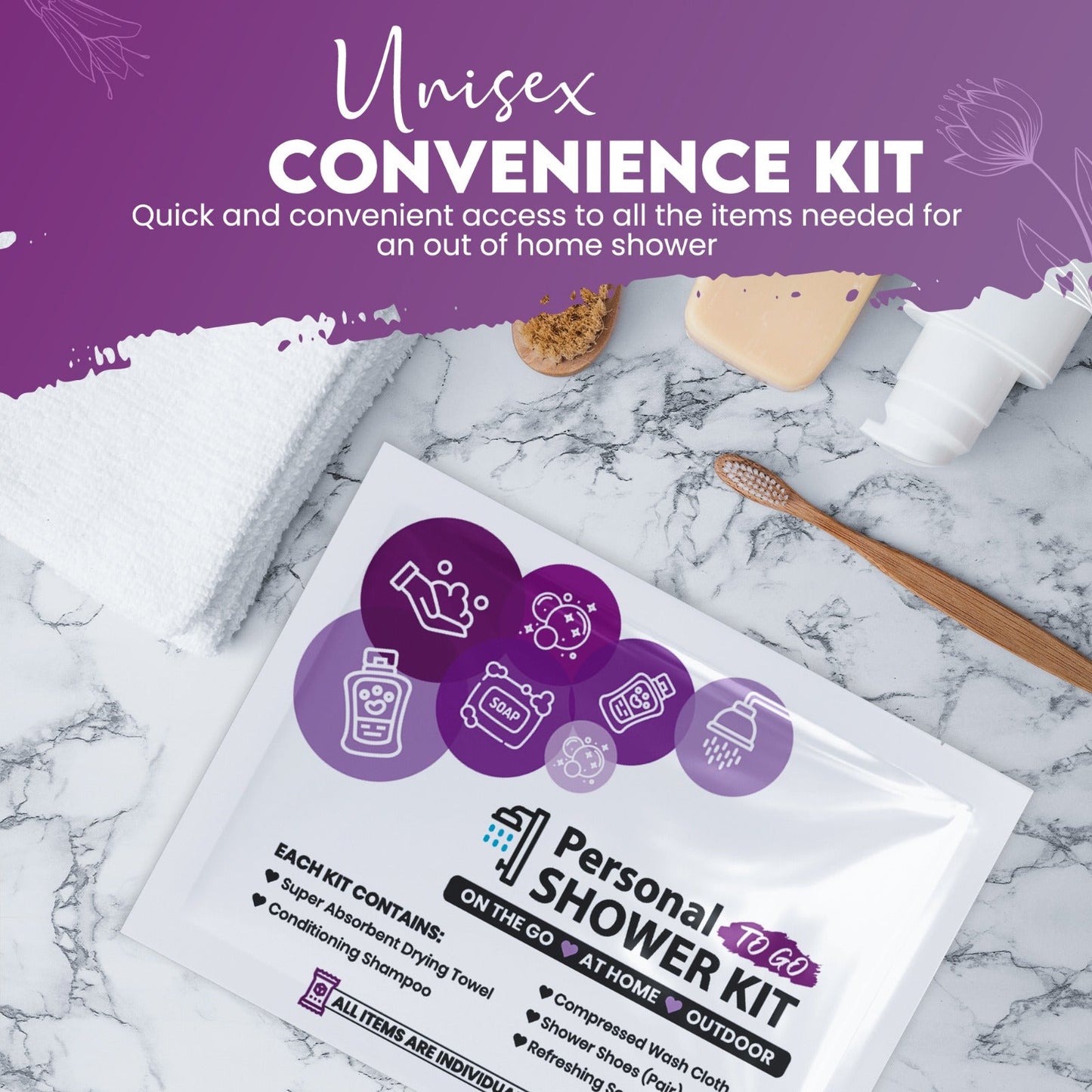 Purple Shower Kit