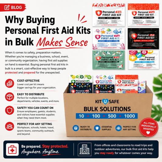 Why Buying Personal First Aid Kits in Bulk Makes Sense
