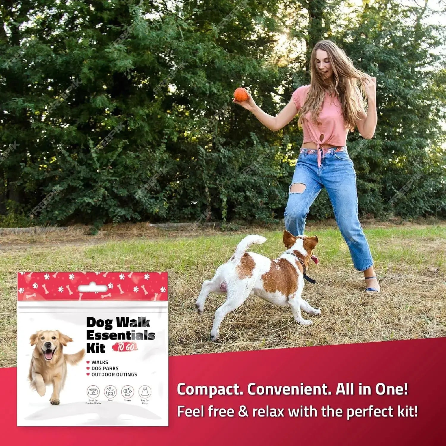 Dog Walking Essentials Kit for Pet Parents | Kit U Safe