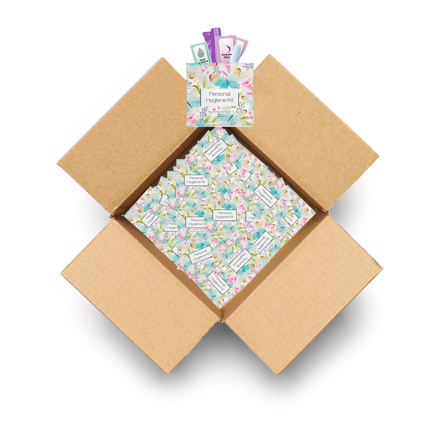 100-Pack Feminine Hygiene Kits – Ideal for Schools, Businesses & Charities