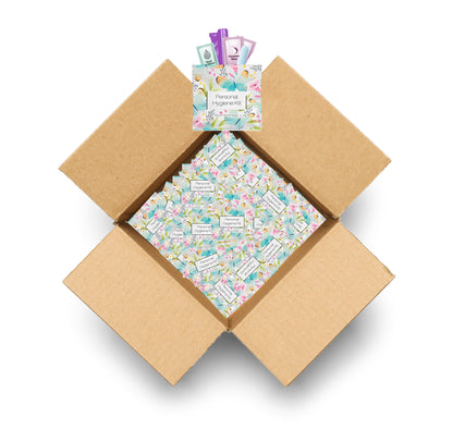 100-Pack Feminine Hygiene Kits – Ideal for Schools, Businesses & Charities