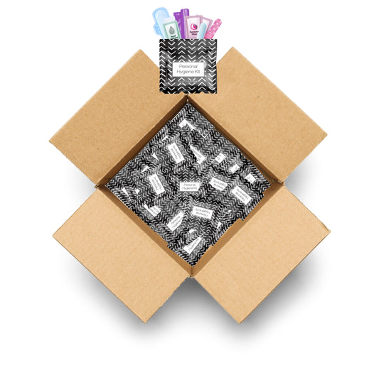 100-Pack Feminine Hygiene Kits – Ideal for Schools, Businesses & Charities