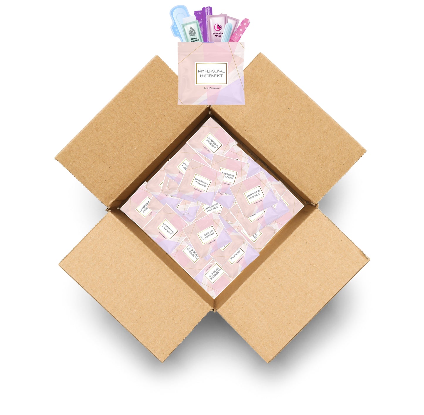 100-Pack Feminine Hygiene Kits – Ideal for Schools, Businesses & Charities
