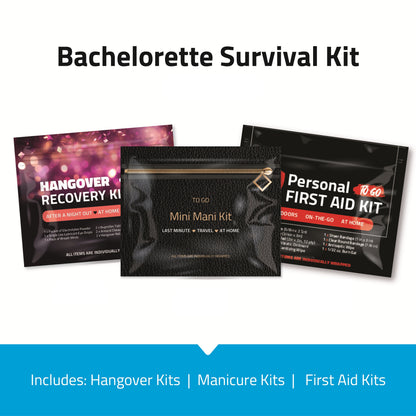 Ultimate Bachelorette Survival Kit – Hangover, Beauty & First Aid Essentials