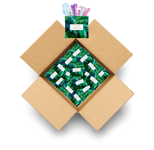 50-Pack Feminine Hygiene Kits – Reliable, Ready, and Easy to Share