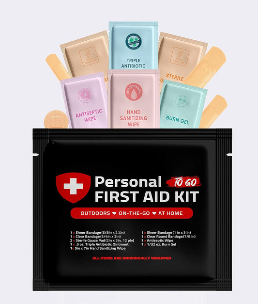 Black Mini First Aid Kit
