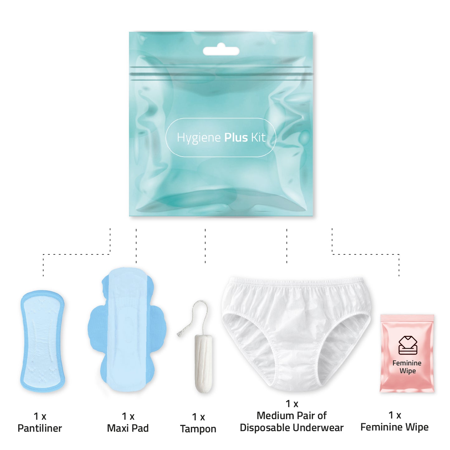 Teal Hygiene Plus Kit