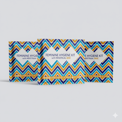 Zig Zag Menstrual Disc Kit