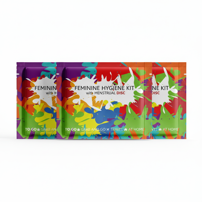 Paint Splash Menstrual Disc