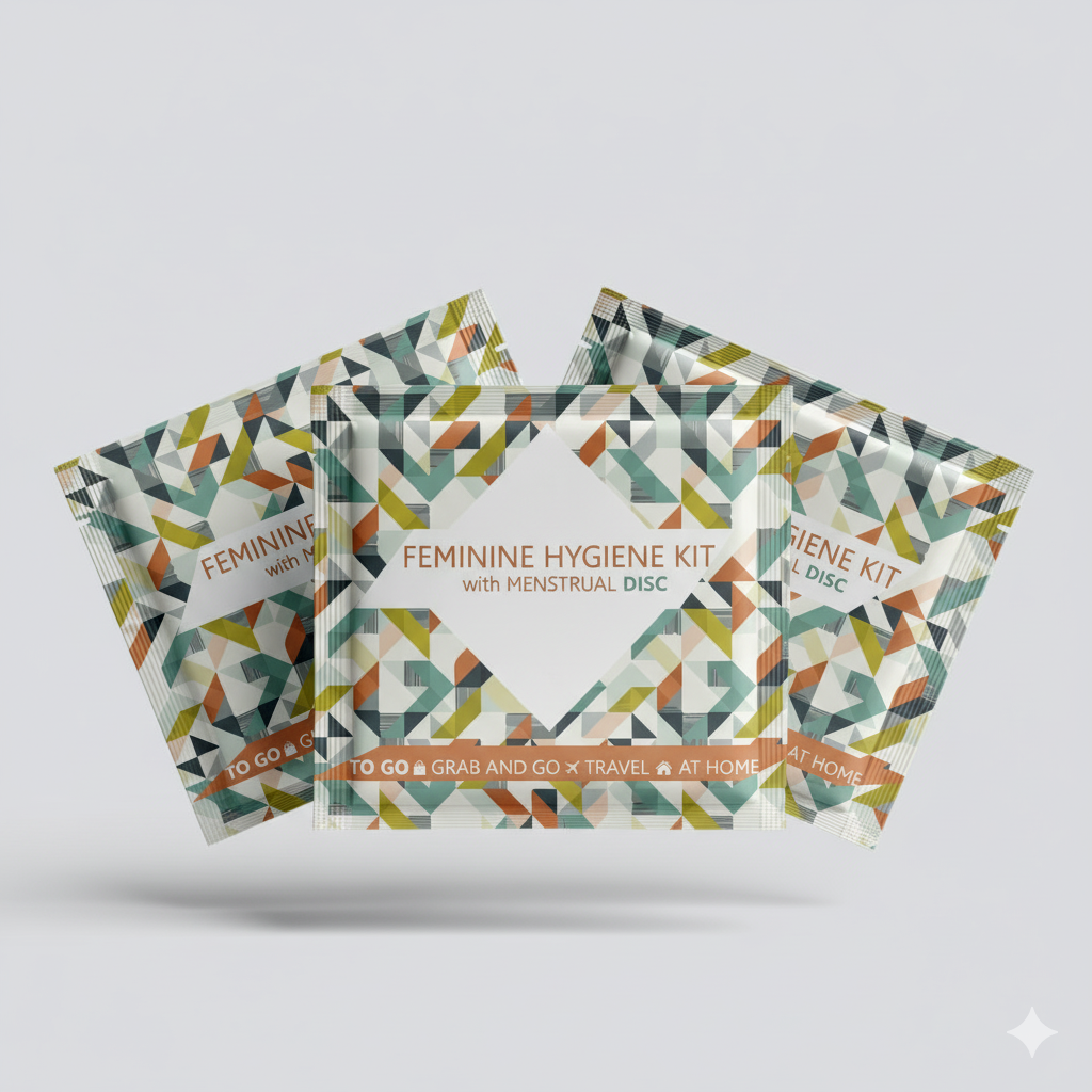 Tan Menstrual Disc Kit