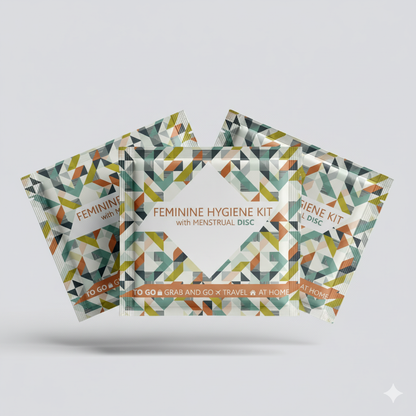 Tan Menstrual Disc Kit