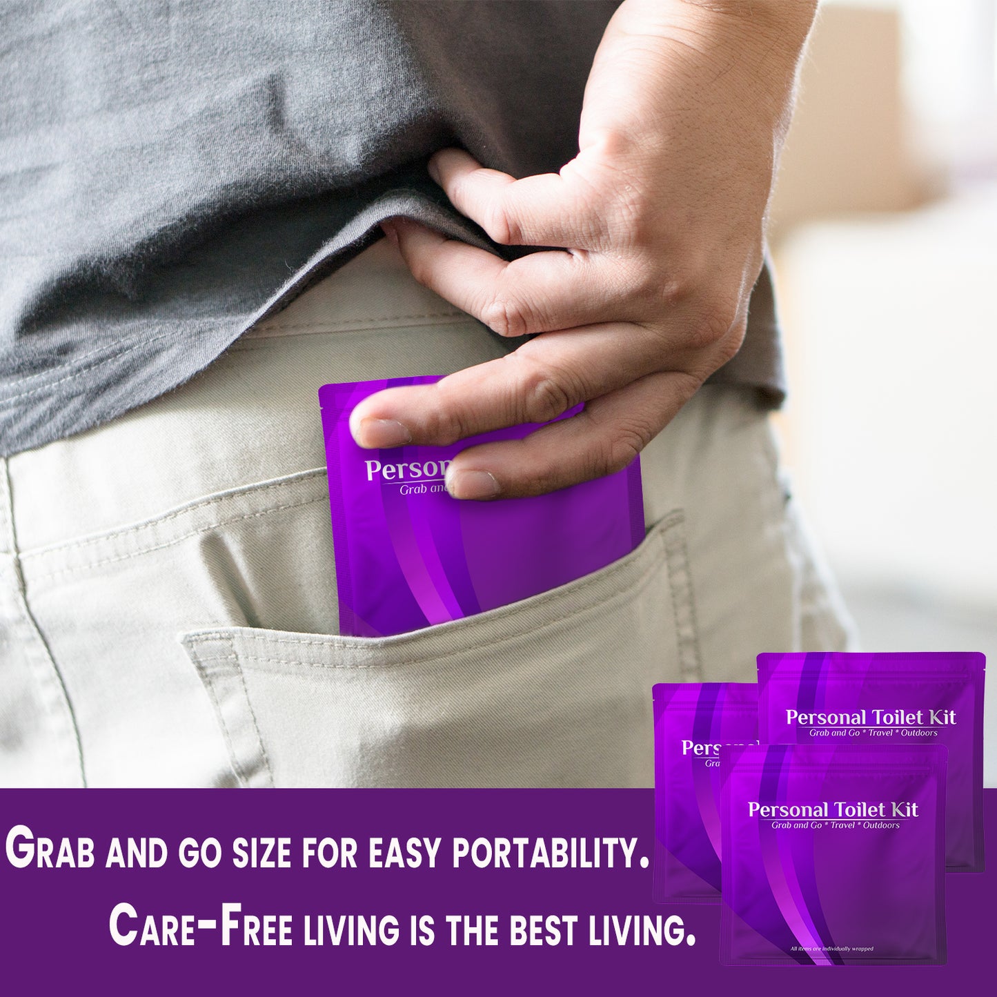 Purple Toilet Kit