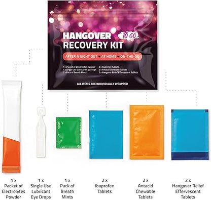 Ultimate Bachelorette Survival Kit (10-Pack) – Hangover, Manicure & First Aid Essentials