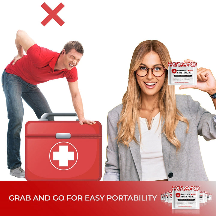 Abstract Mini First Aid Kit