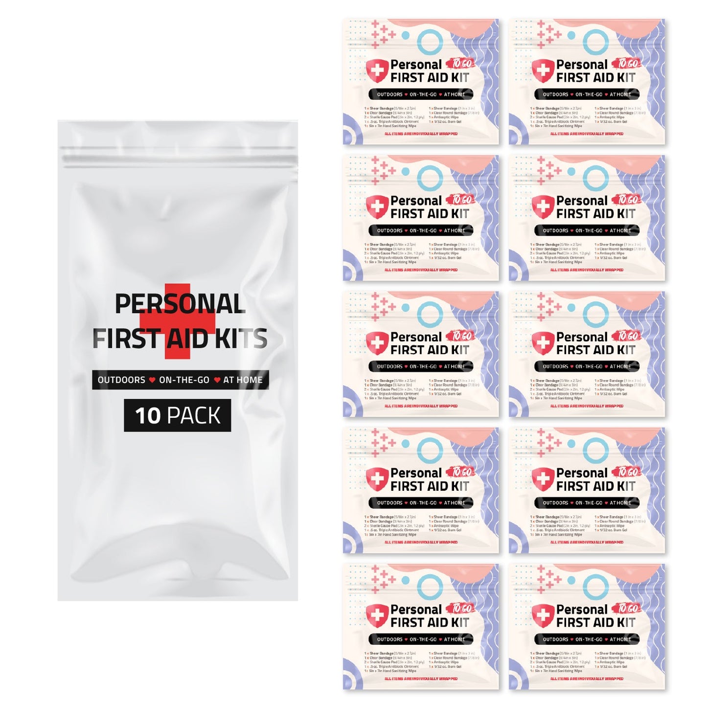 Abstract Mini First Aid Kit