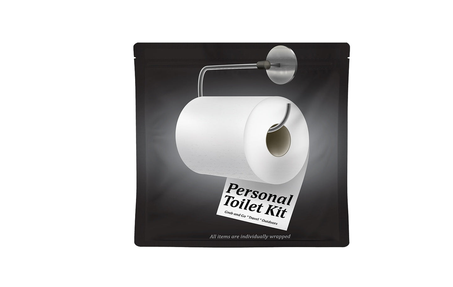 Black and White Toilet Kit