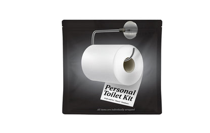 Black and White Toilet Kit