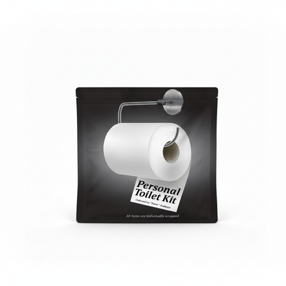 Black and White Toilet Kit