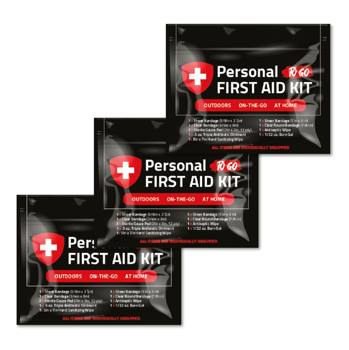 Black Mini First Aid Kit