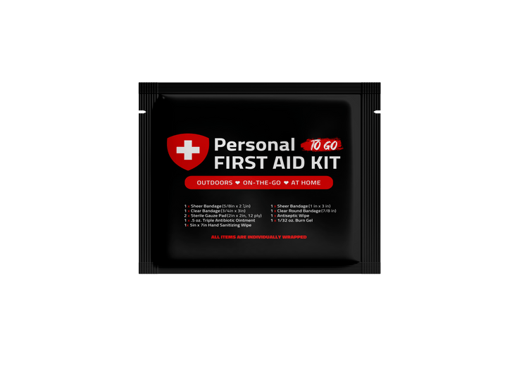 Black Mini First Aid Kit