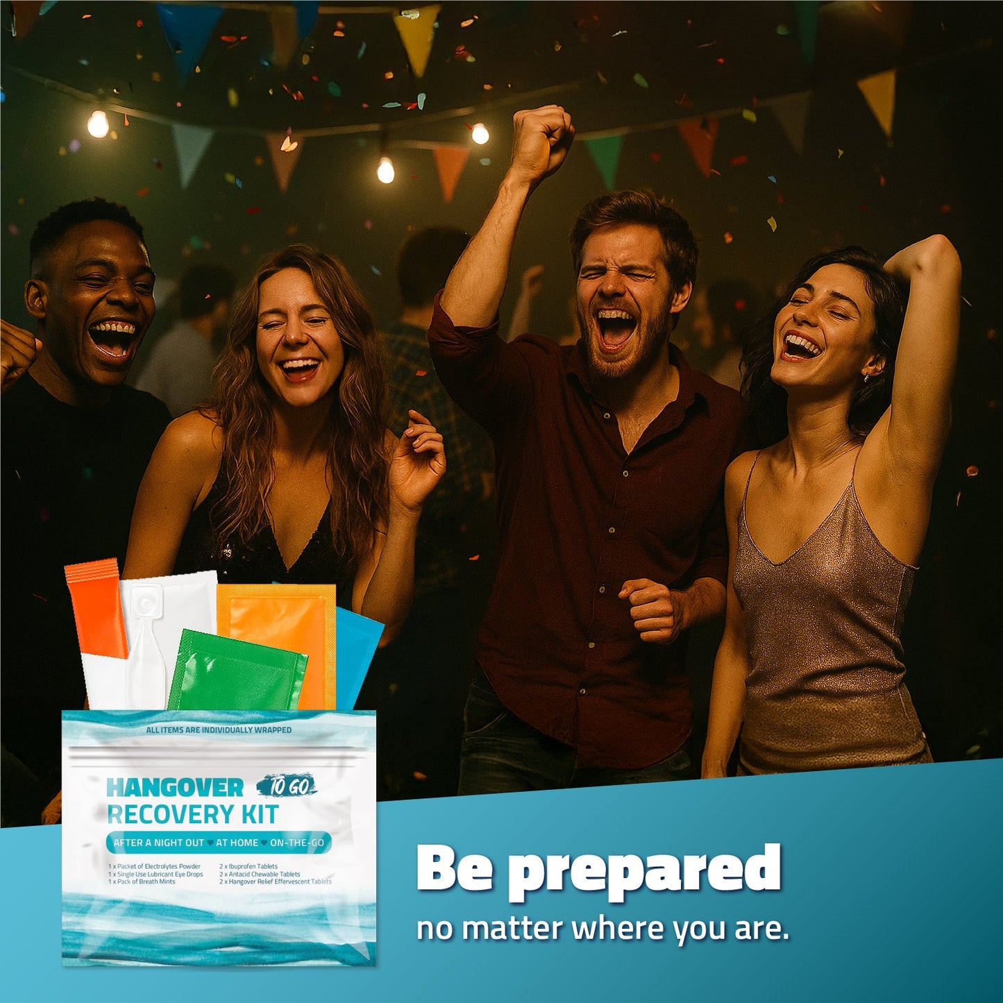 Blue Hangover Kits