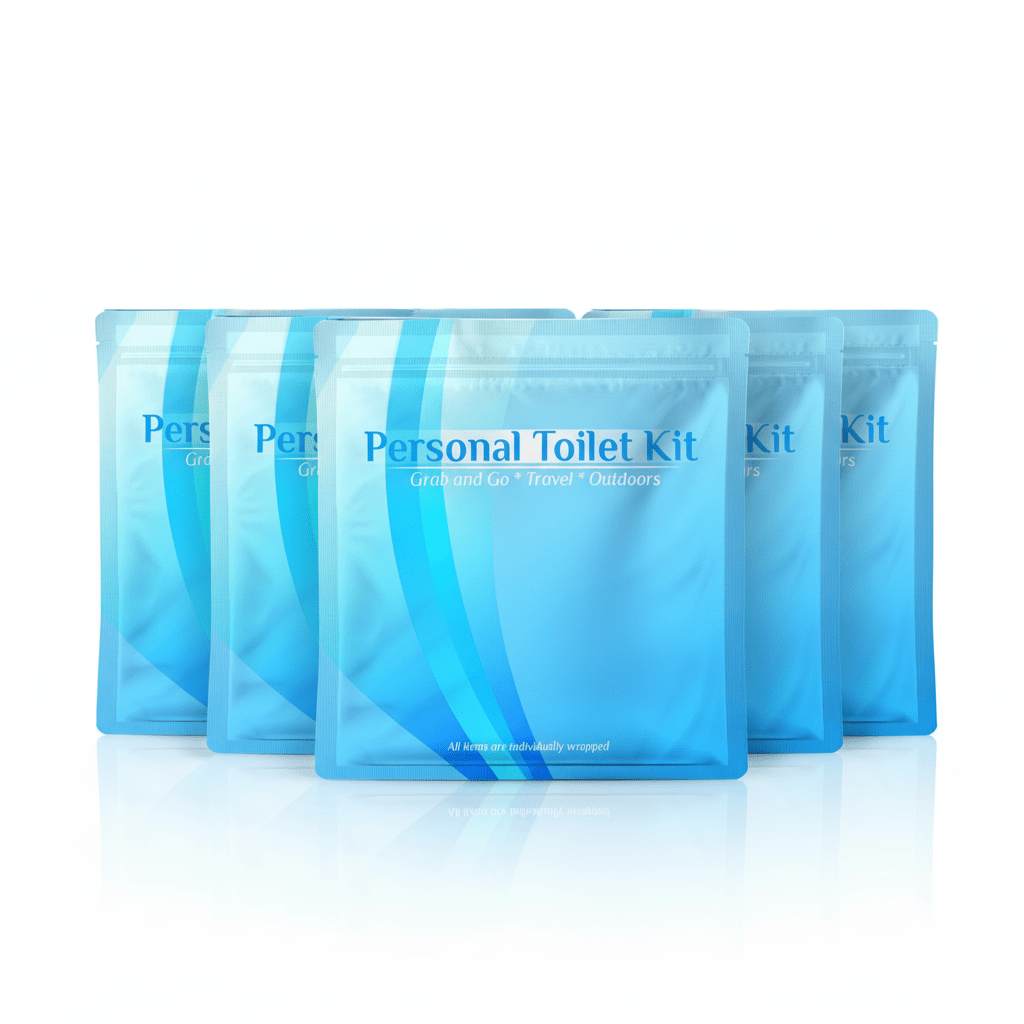 Blue Toilet Kit