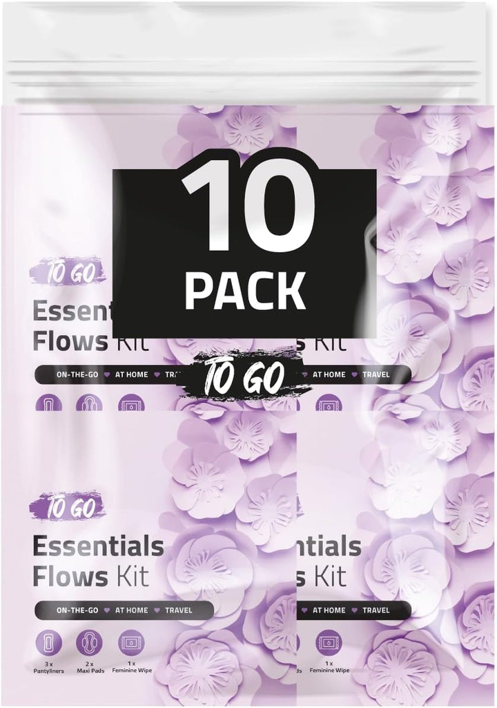 Essential Flows Period Kit (10 Pack) Purple