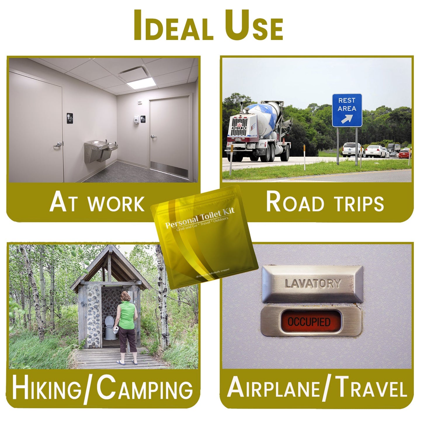Gold Toilet Kit