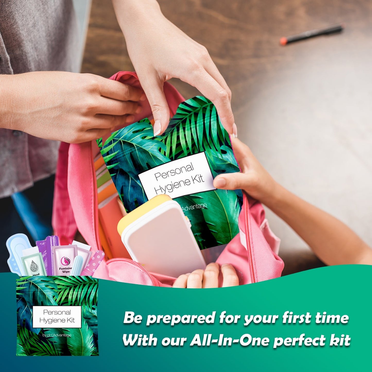 Green Ferns Feminine Hygiene Kit