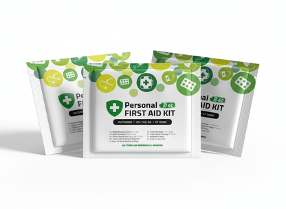 Green Mini First Aid Kit