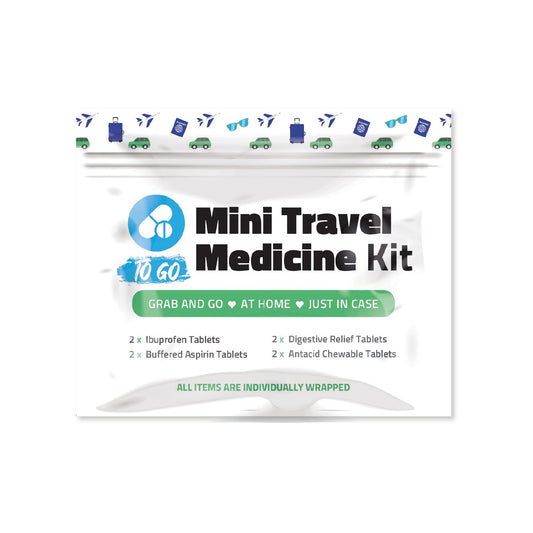 Green Mini Travel Medicine Kit