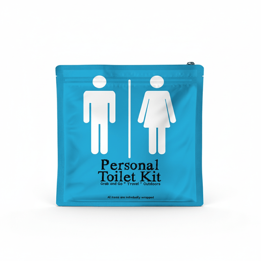 Light Blue Toilet Kit