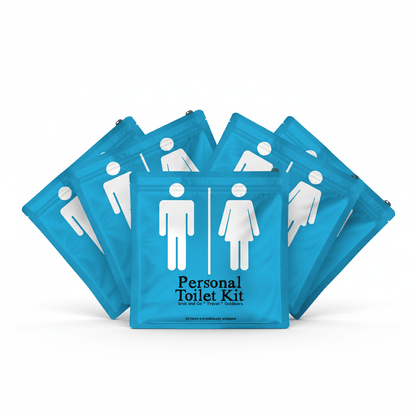 Light Blue Toilet Kit