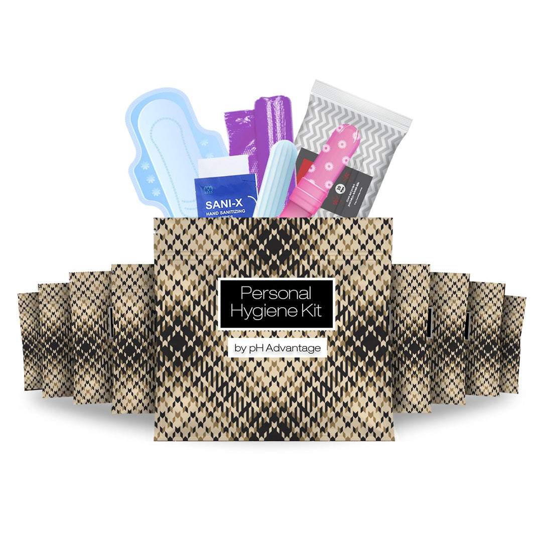Light Leather Feminine Hygiene Kit