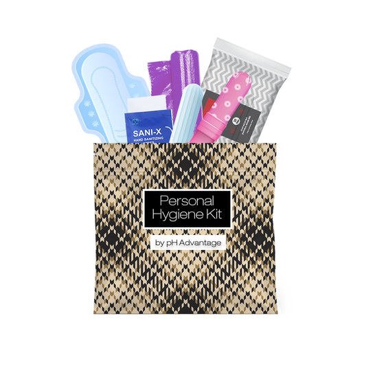 Light Leather Feminine Hygiene Kit