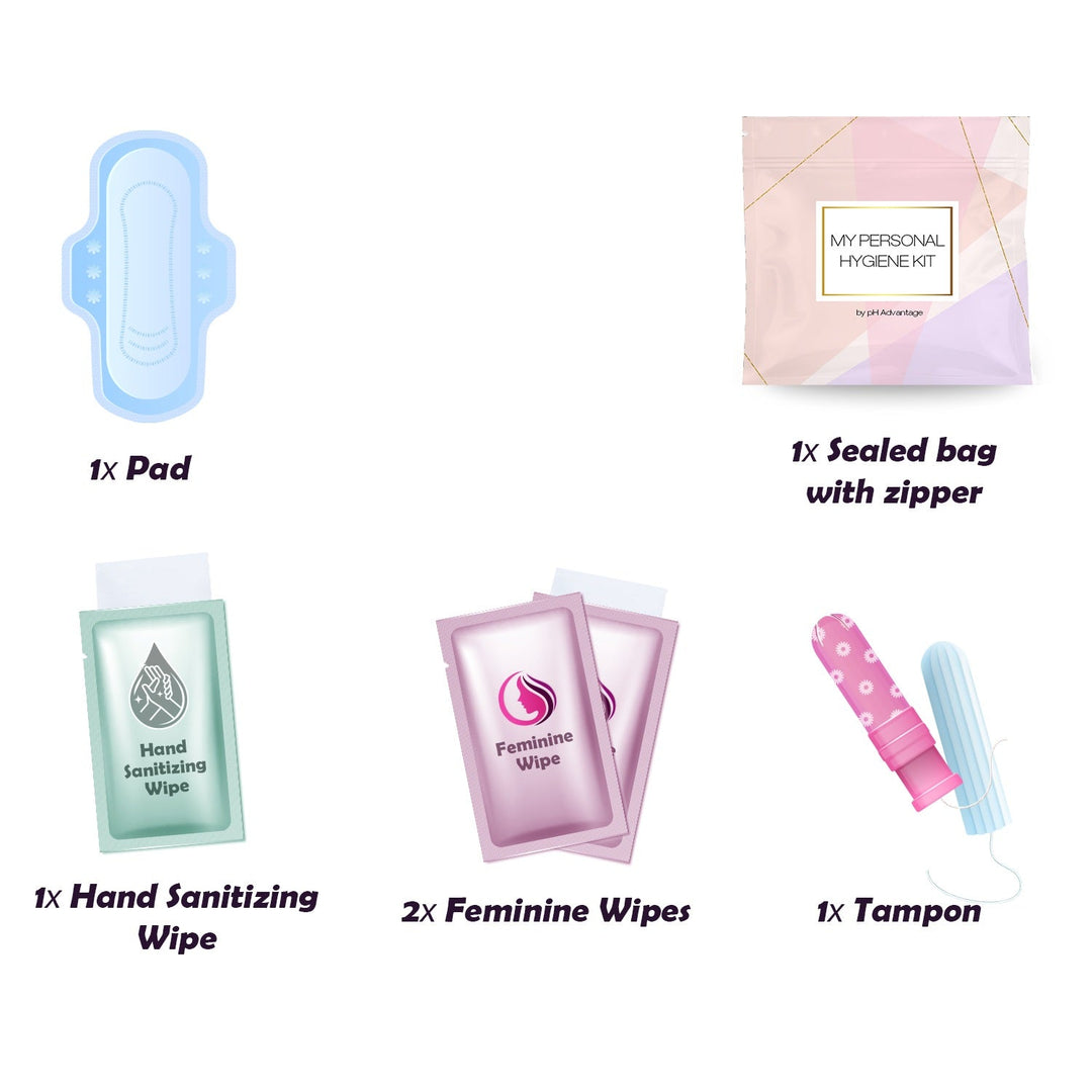 Light Rose Feminine Hygiene Kit