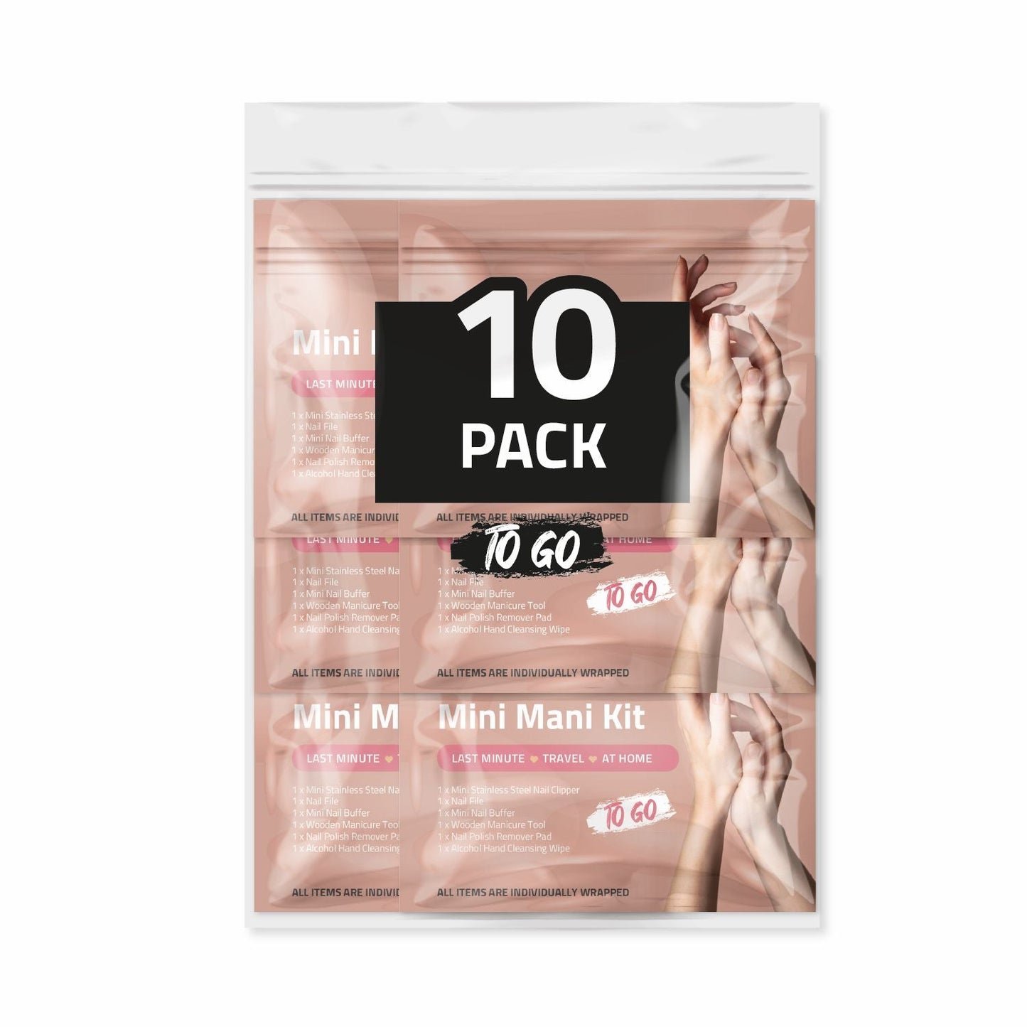 Peach Mini Manicure Kits