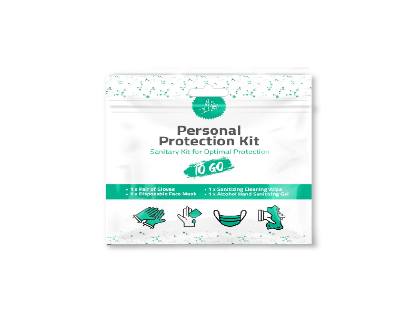 PPE Kit – With Face Mask, Gloves, Alcohol Wipe & Hand Sanitizer Gel