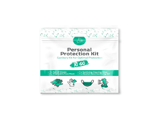 PPE Kit – With Face Mask, Gloves, Alcohol Wipe & Hand Sanitizer Gel