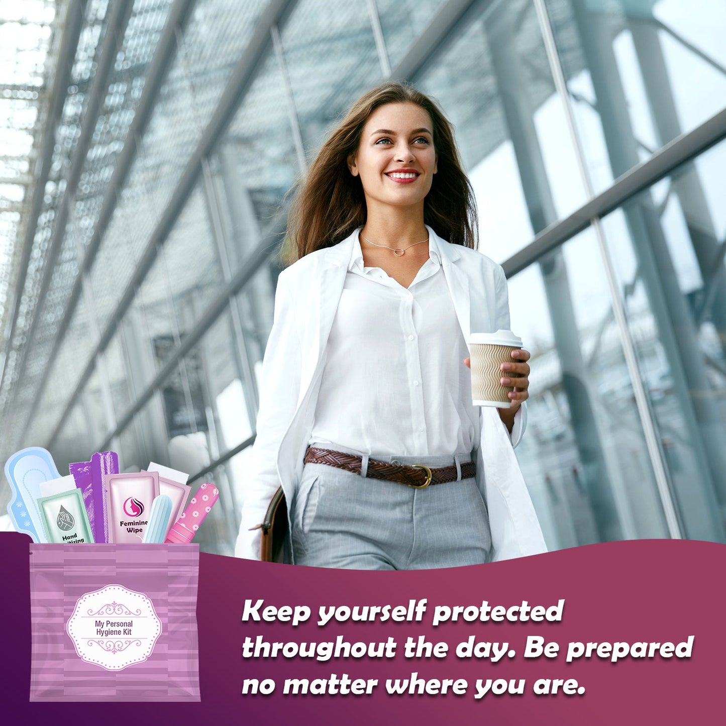 Purple Feminine Hygiene Kit